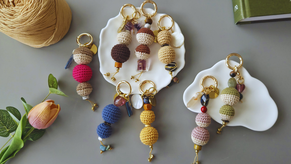 Handmade beaded crochet