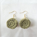 Chai Matcha Vanilla Cream Cookie Earrings
