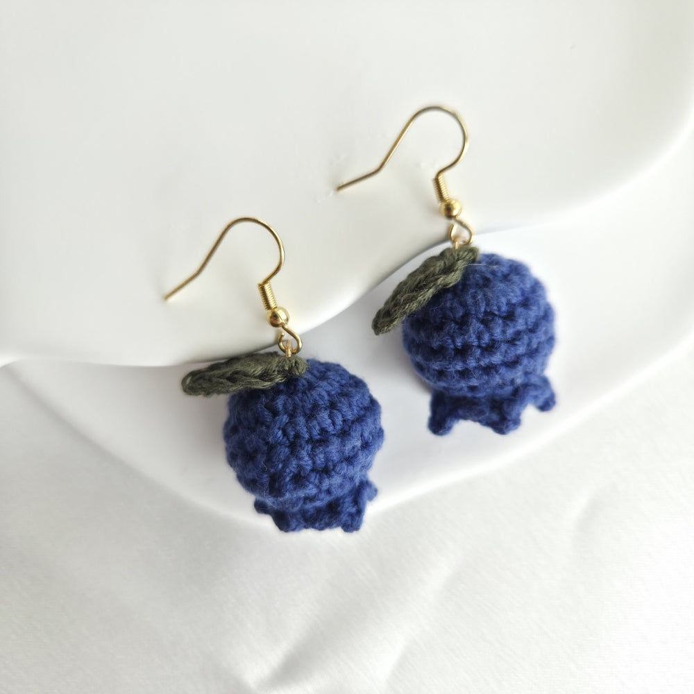 Cala Blueberry Fruit Earrings