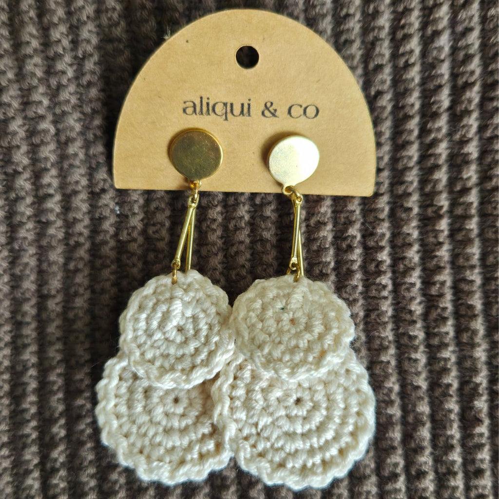 Fae Bohemian Crochet Drop Earrings